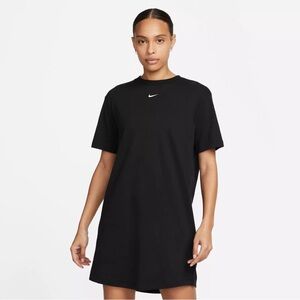 Nike Sportswear Chill Knit Women's Oversized T-Shirt Dress Black DV7882-010 “XS”